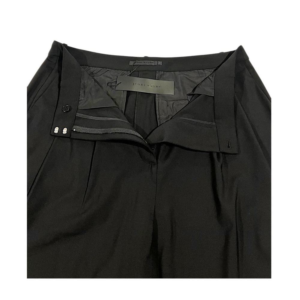 NWT Jenni Kayne Jones Trouser Wool Pants Black 12 - Picture 16 of 16